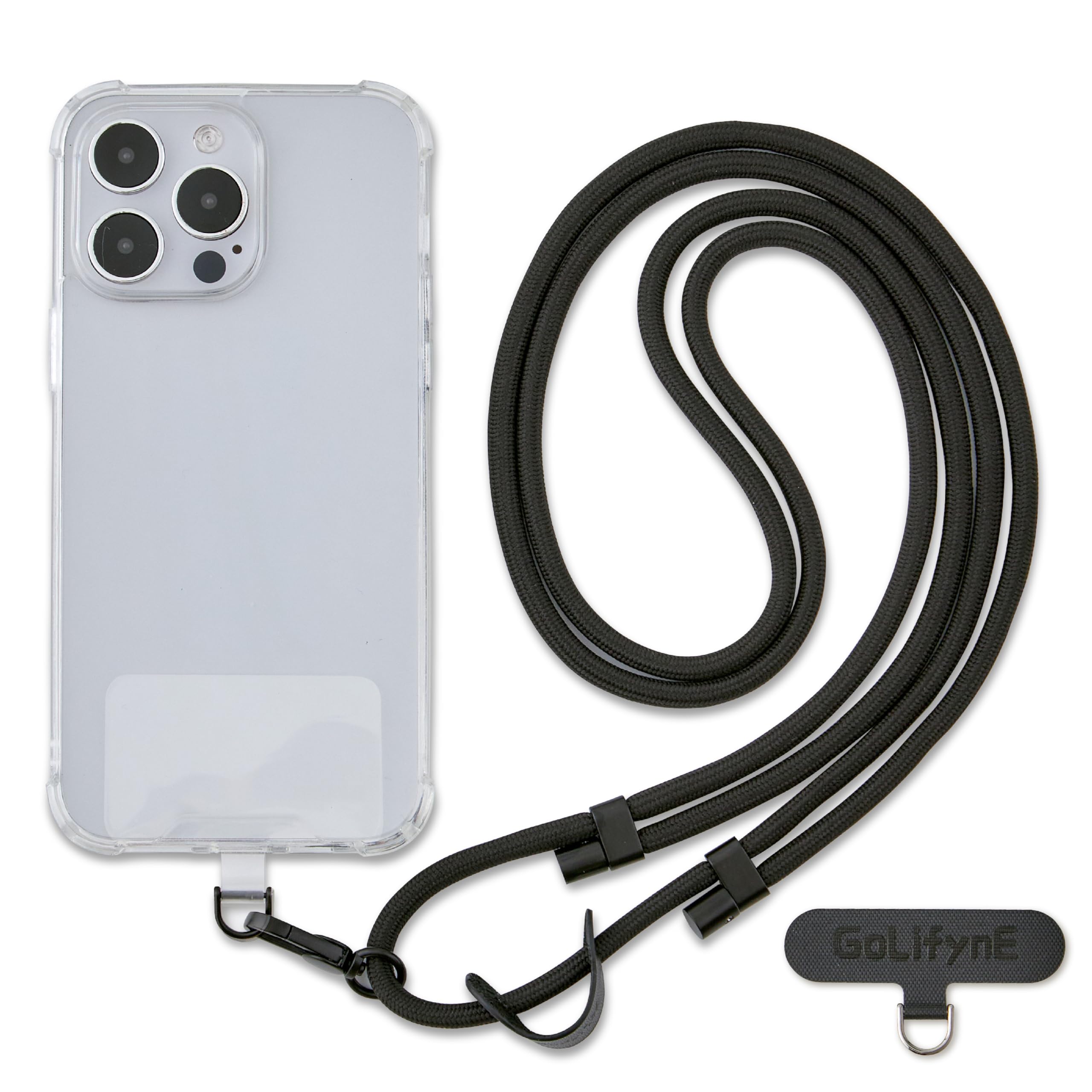 Golifyne - Cordón Universal Para Teléfono, Correa Cruzada Antirrobo Para Iphone 16 Pro Max Y La Mayoría De Los Smartphones,
