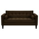 thumbnail image 1 of Sofa Retro 3c Felpa 00 Chocolate, 1 of 6