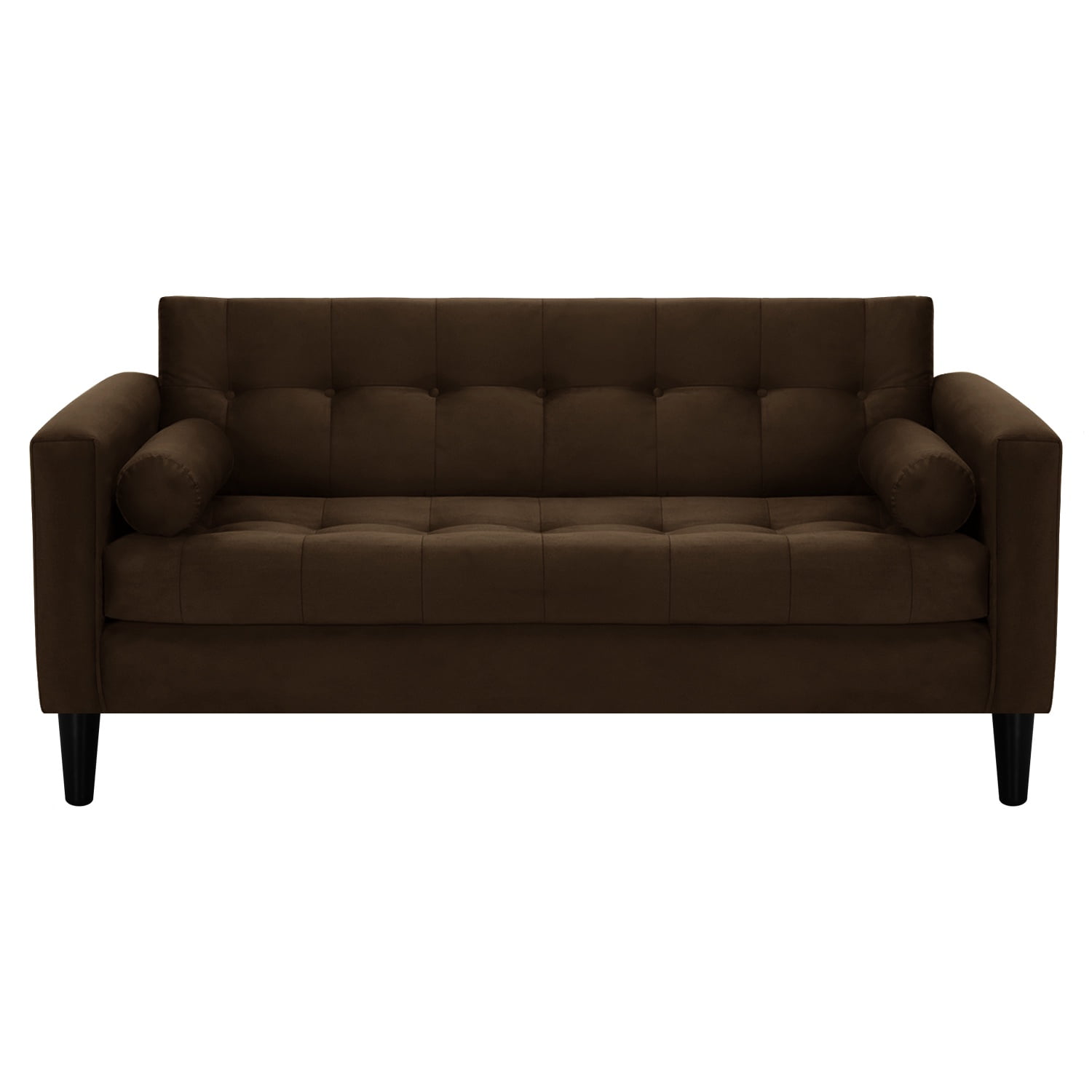 Bodevir - Sofa Retro 3c Felpa 00 Chocolate