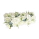 thumbnail image 5 of Fila de flores de boda, peonías de rosa de seda, arco de boda artificial, suministros de arreglo de flores para bricolaje, escenario de boda, fondo, , Estilo blanco 2, 5 of 5