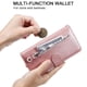 thumbnail image 5 of Funda con Cremallera para Samsung Galaxy A02S, Carcasa Cartera de Cuero PU con Soporte y Tarjetero, 5 of 6