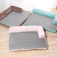 Genérico - Cama Para Mascota Perros Gatos Tipo Sofá Terapéutico Rosado