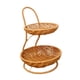 thumbnail image 3 of Cesta De Frutas Tejida De Imitación De Ratán, Decoración Para Cocina, Restaurante, Comedor, Dos Capas, 3 of 5