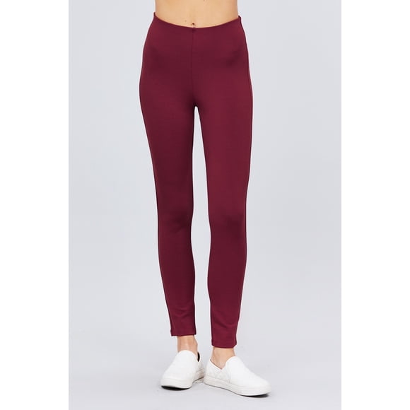 Pantalones de Ponte con Banda Elástica en la Cintura
