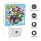 thumbnail image 2 of Los Snorks Luz nocturna LED con sensor de anochecer a amanecer para dormitorio, baño, pasillo, escaleras - Lámpara LED nocturna de enchufe, 0.5W - 1 pieza, 2 of 6