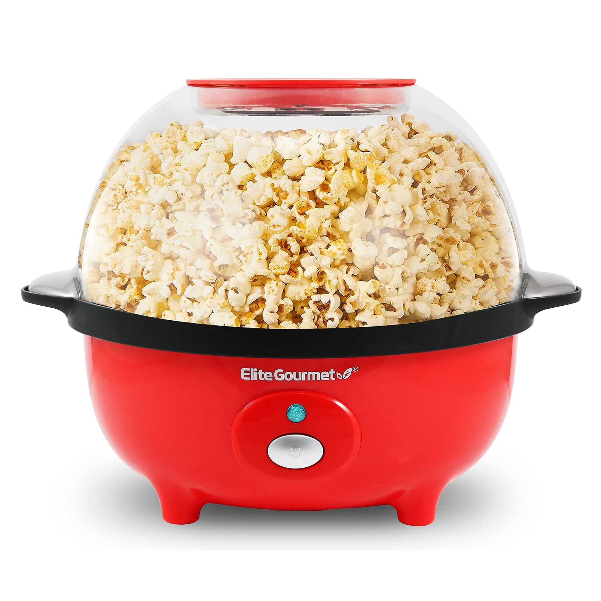 Máquina Para Hacer Palomitas Elite Gourmet Epm330r Automática Para 12 Tazas, Color Rojo