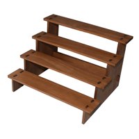 Ioensy - Estante Elevador De Exhibición De Madera, Soporte De Exhibición Coleccionable Para Muñecas, Figuras, Juguetes, 4 Capas, 30Cm