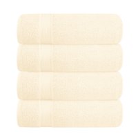 Juego De Toallas De Baño Belizzi Home Ultra Soft, Paquete De 4 Unidades, 70 X 140 Cm, Color Marfil