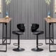 thumbnail image 2 of Pack Sillas Bar  Alex Nordic Taburete Ecocuero Negro/Negro, 2 of 3