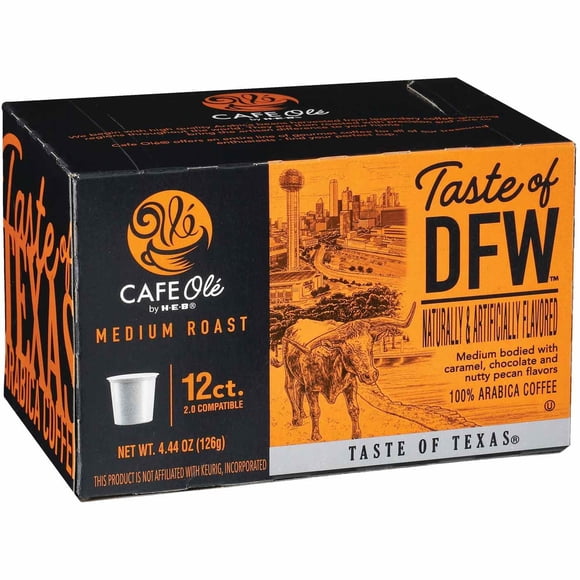 Cápsulas de café H-E-B CAFE Ole tueste medio 12 unidades 100% arábica