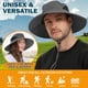 thumbnail image 2 of Gorra impermeable Sun Hat EINSKEY Bucket Safari para hombre, 2 of 8