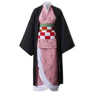 Sm - Traje Cosplay Nezuko Kamado- Kimetsu No Yaiba