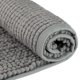 thumbnail image 4 of REGALWOVEN Alfombras de Baño, Alfombrillas de Baño Suaves y Esponjosas Antideslizantes de Microfibra Extra Gruesa Gris 20" x 32", 4 of 6