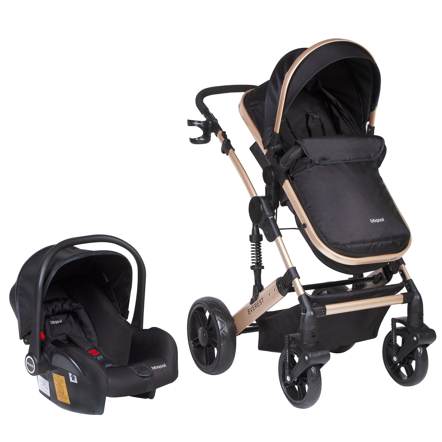 Coche Travel System Everest Black