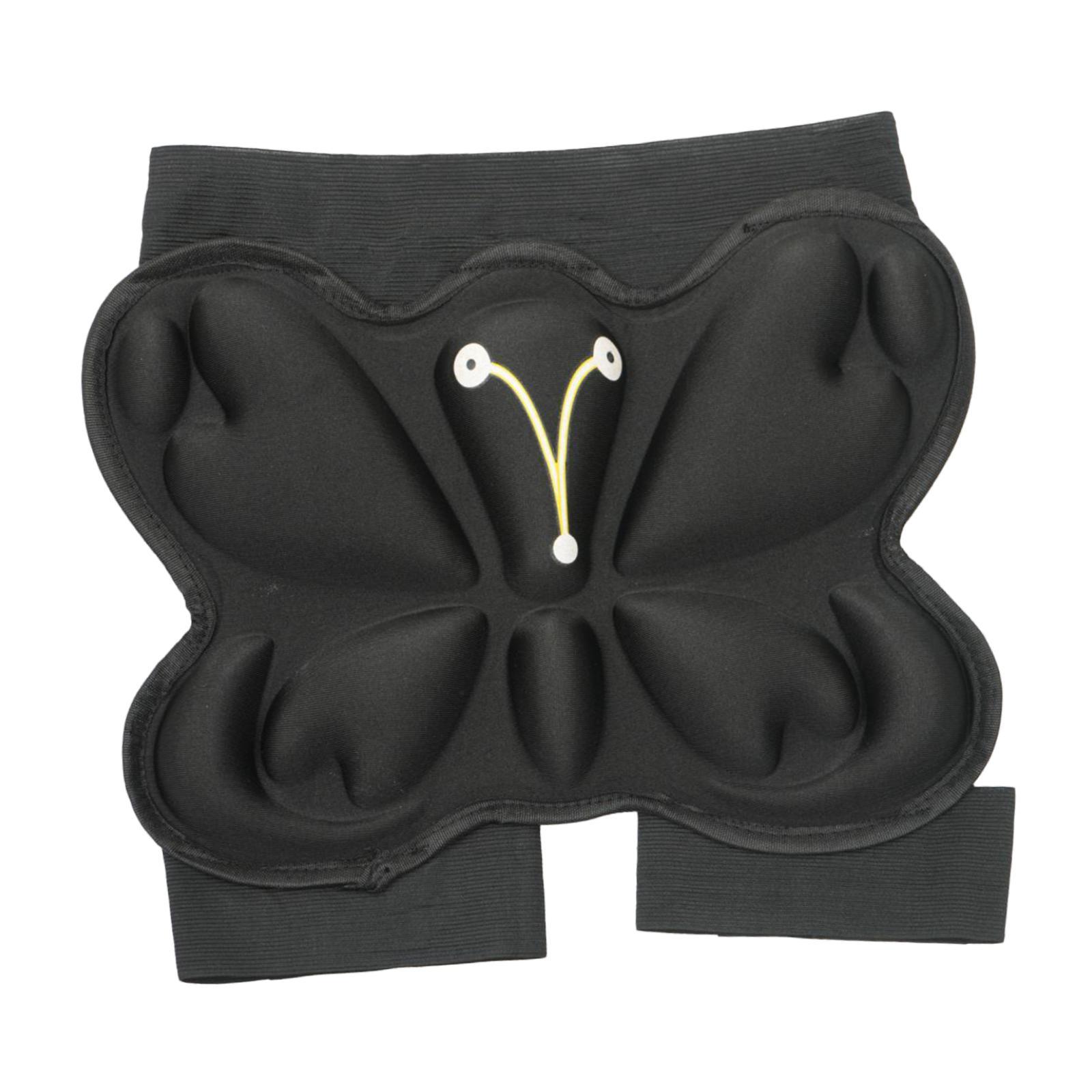 Ioensy - Almohadilla De Cadera Para Niños, Equipo De Soporte Ligero, Patinaje Sobre Ruedas A Prueba De Golpes, Negro S