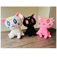 Total E-Commerce - Juguete Pack 3 Peluches Sailor Moon 30Cm Luna Artemis Diana