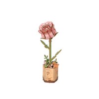 Genérico - Flor De Rosa De Madera