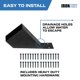 thumbnail image 5 of Soportes para Pérgola Iron Forge Tools - Pack de 8, Negro, 5 of 7