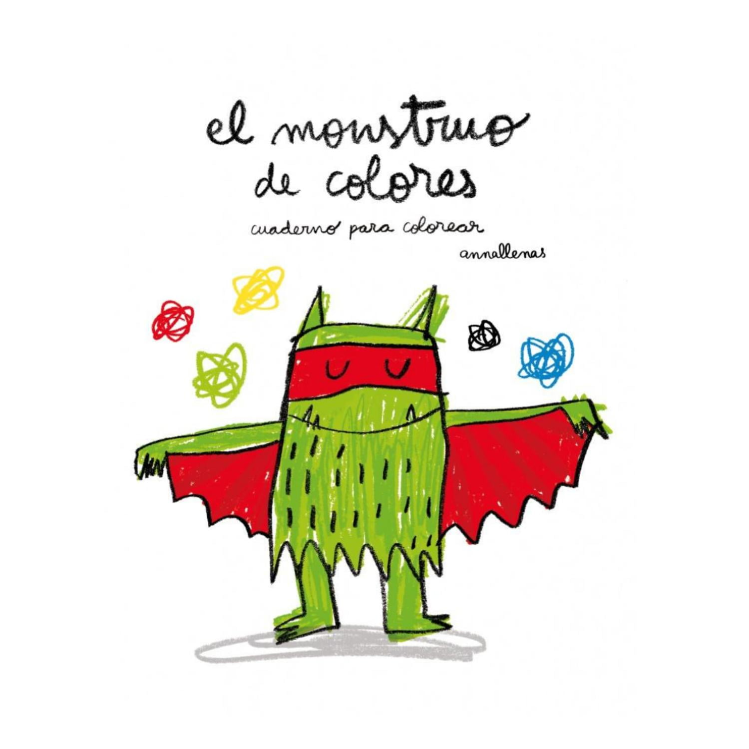 Flamboyant - El Monstruo De Colores Para Colorear Blanco