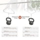 thumbnail image 5 of Perchas para ropa Neaterize, gruesas y resistentes, paquete de 12 unidades, color blanco, 5 of 6