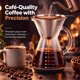 thumbnail image 2 of Bean Envy Pour Over Coffee Maker de vidrio con filtro de acero, 2 of 3
