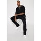 thumbnail image 2 of Jeans Fashion Nova Cuff Me Stacked Skinny Flared Black Wash, 2 of 3