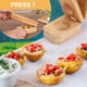 thumbnail image 2 of Prensa de plátano de madera Tostonera Prensa de plátano de plátano de plátano verde Prensa de madera de plátano verde crocante 2 en 1 Prensa de plátano verde crocante para las patatas fritas, 2 of 3