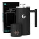 thumbnail image 1 of Cafetera French Press Coffee Gator de 1 litro con tarro de viaje, color negro, 1 of 7