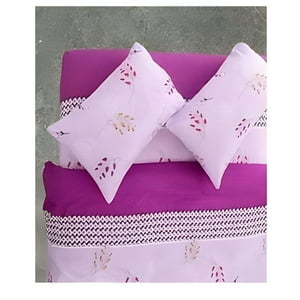 Gransol - Juego De Sábanas Tela Con Diseño Plaza Y Media S3