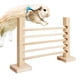 thumbnail image 1 of Kathson conejo saltar barra, juguete de madera natural conjunto de altura ajustable saltar barrera obstáculo conejo ejercicio obstáculo juegos de entrenamiento, 1 of 3