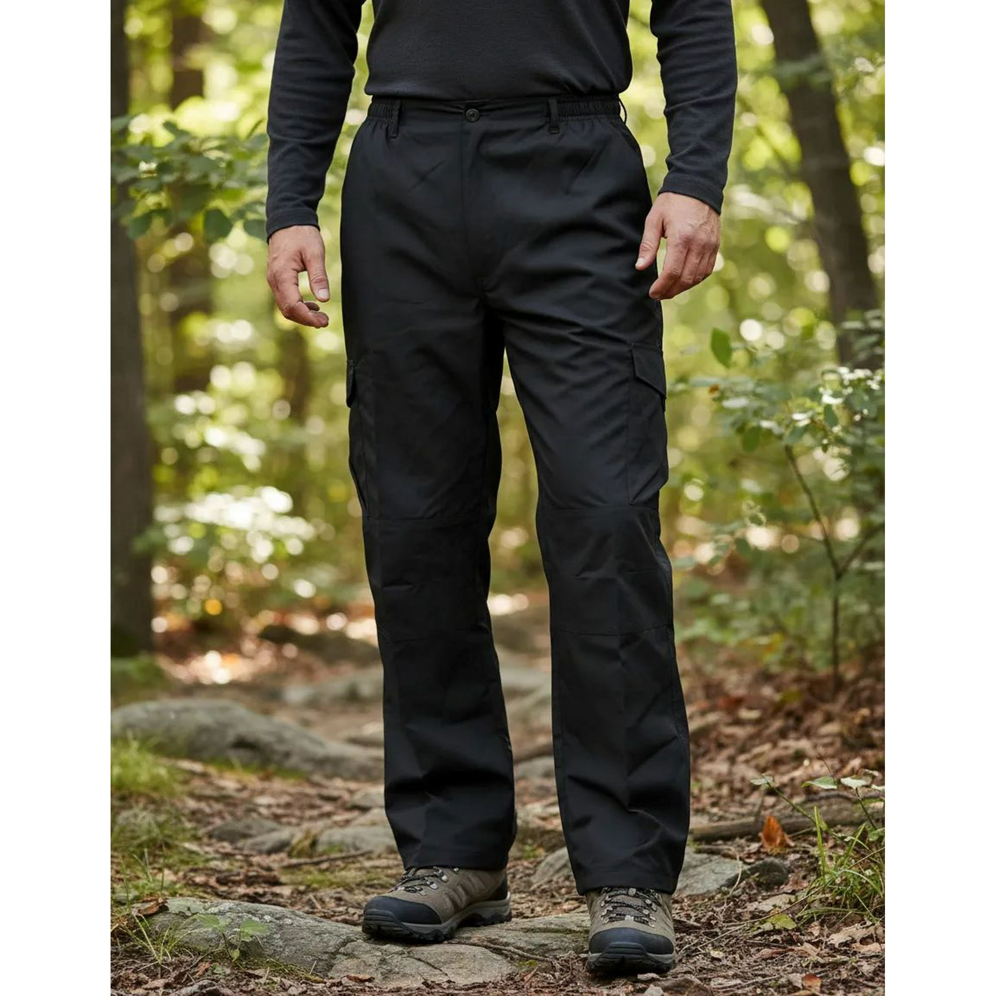 Metalfer - Pantalon Cargo Poplin Negro Talla Xl