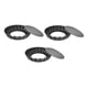 thumbnail image 1 of Pack X3 Moldes Tartaleta Desmontable Tarta Individual 8,5cm Gris, 1 of 5