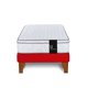 thumbnail image 1 of Cama Europea Zen Top Pu Rojo 1.5 Plazas, 1 of 4