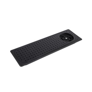 Magideal - Lavadora De Tazas Dispositivo De Enjuague Automático Limpieza De Tazas De Café Limpieza Rápida Limpiador De Vidrio Accesorio Para Tienda De Postres Ca Redondo Grande Negro