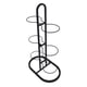thumbnail image 1 of Estante De Almacenamiento De Pelotas De Baloncesto Multifuncional De Metal Para Gimnasio Interior, Rugby, 6 Niveles, Negro, 1 of 5
