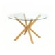 thumbnail image 1 of Mesa de comedor redonda de vidrio Cross 120cm, 1 of 4