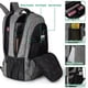 thumbnail image 3 of Mochila Para Portátil De Viaje Antirrobo 15 6 Pulgadas Puerto Usb Gris, 3 of 9