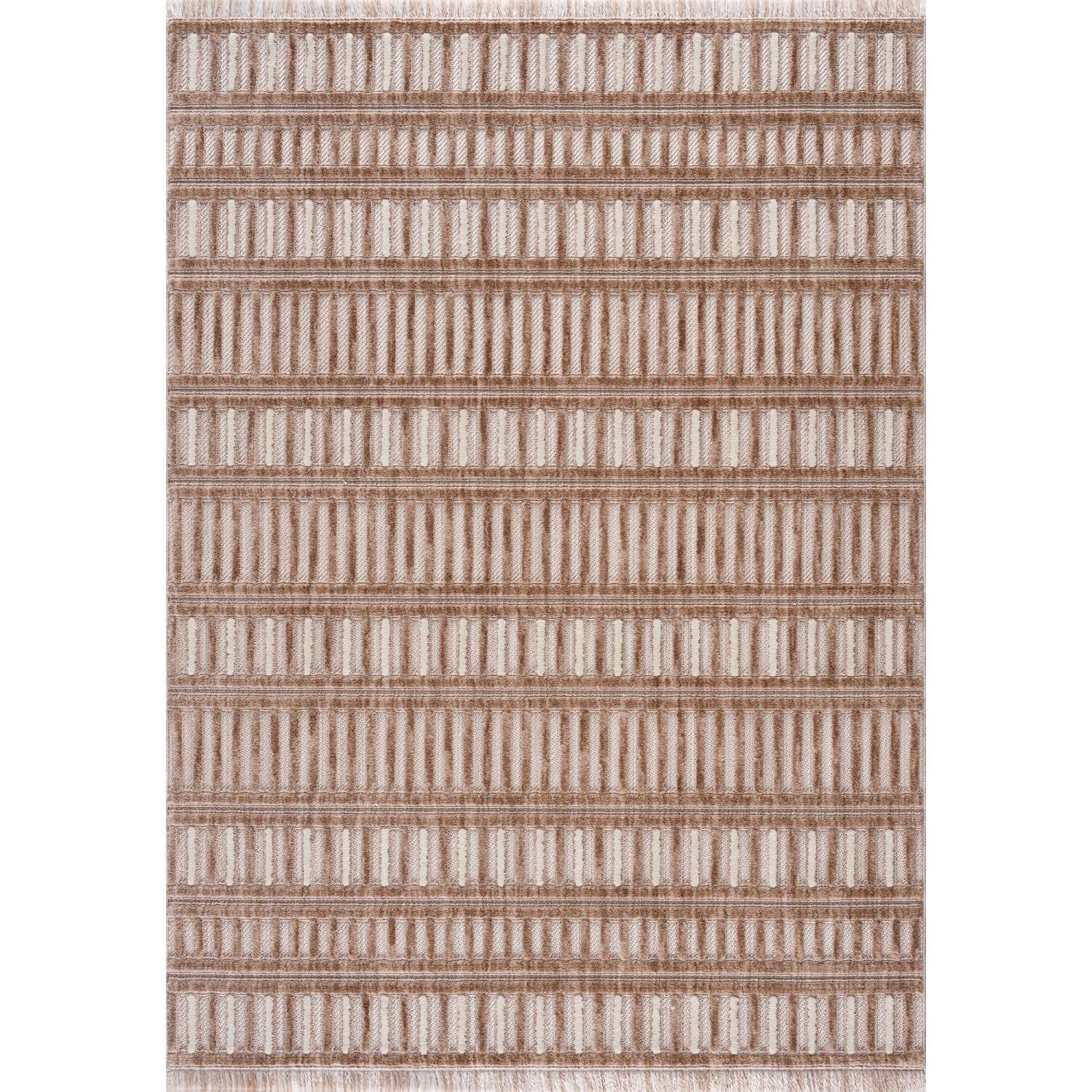 United Weavers Of America - Alfombra Decorativa United Weavers Chelsea Yeager Marrón 55 X 90 Cm