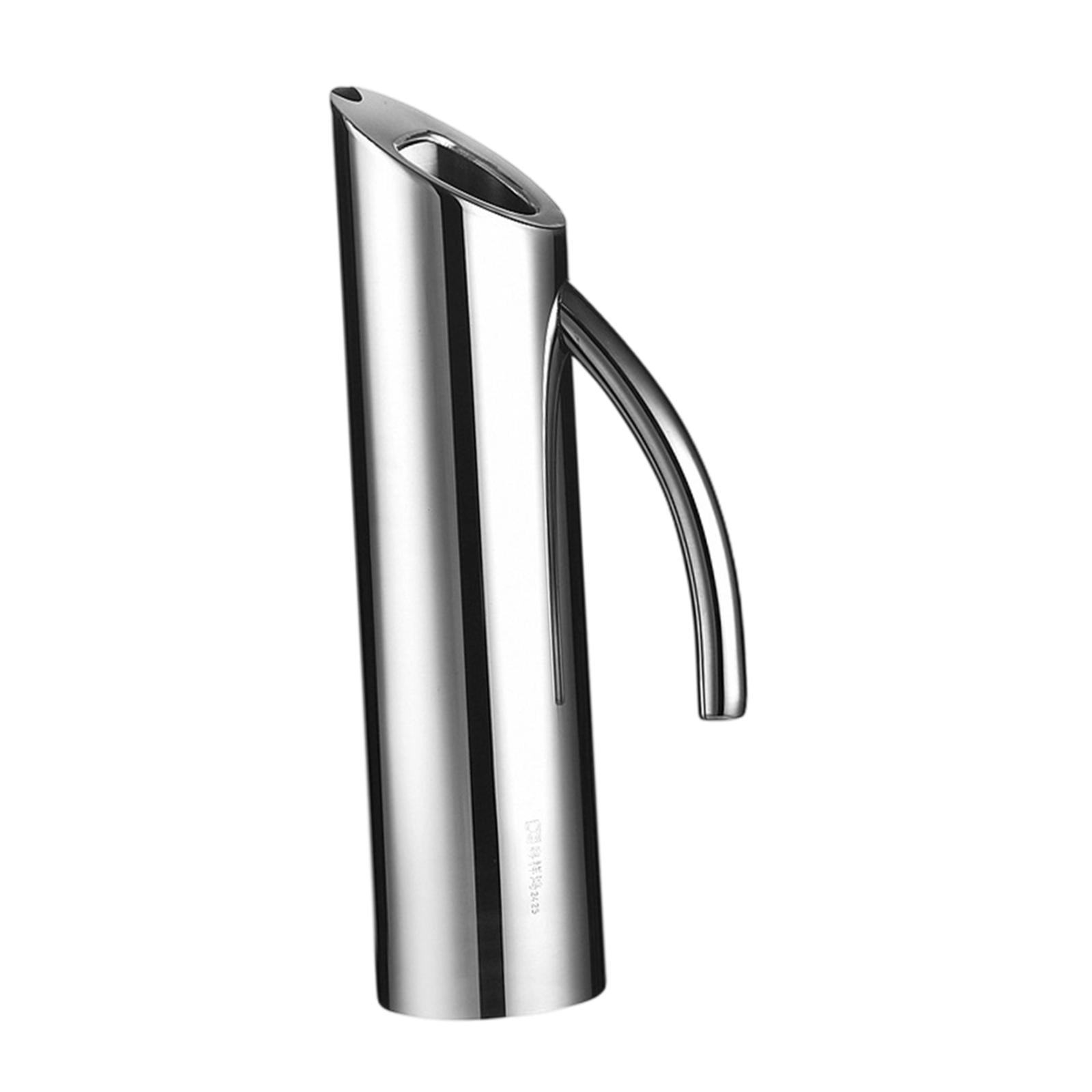 Magideal - Jarra De Agua De Acero Inoxidable, Dispensador De Bebidas De Agarre Cómodo, Jarra De Metal Para Bebidas, Ideal Para El Hogar, Té Helado O Caliente, 2 Litros