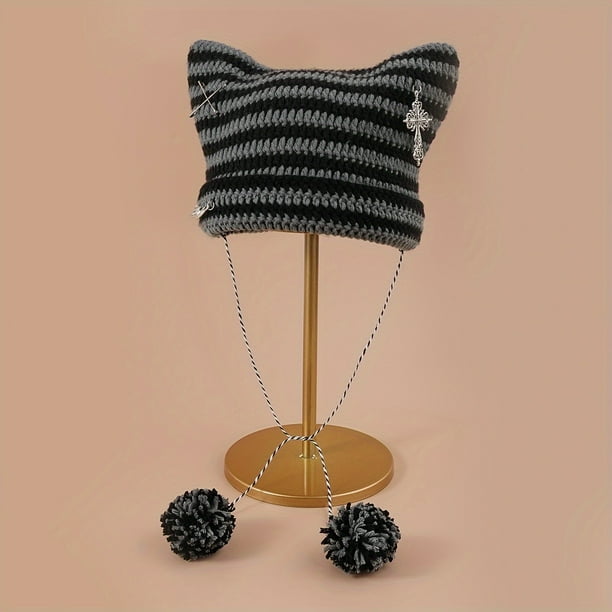Adorable Cat Ear Beanie Hat - Perfect Gift for Her This Christmas, Valentine's Day & More!