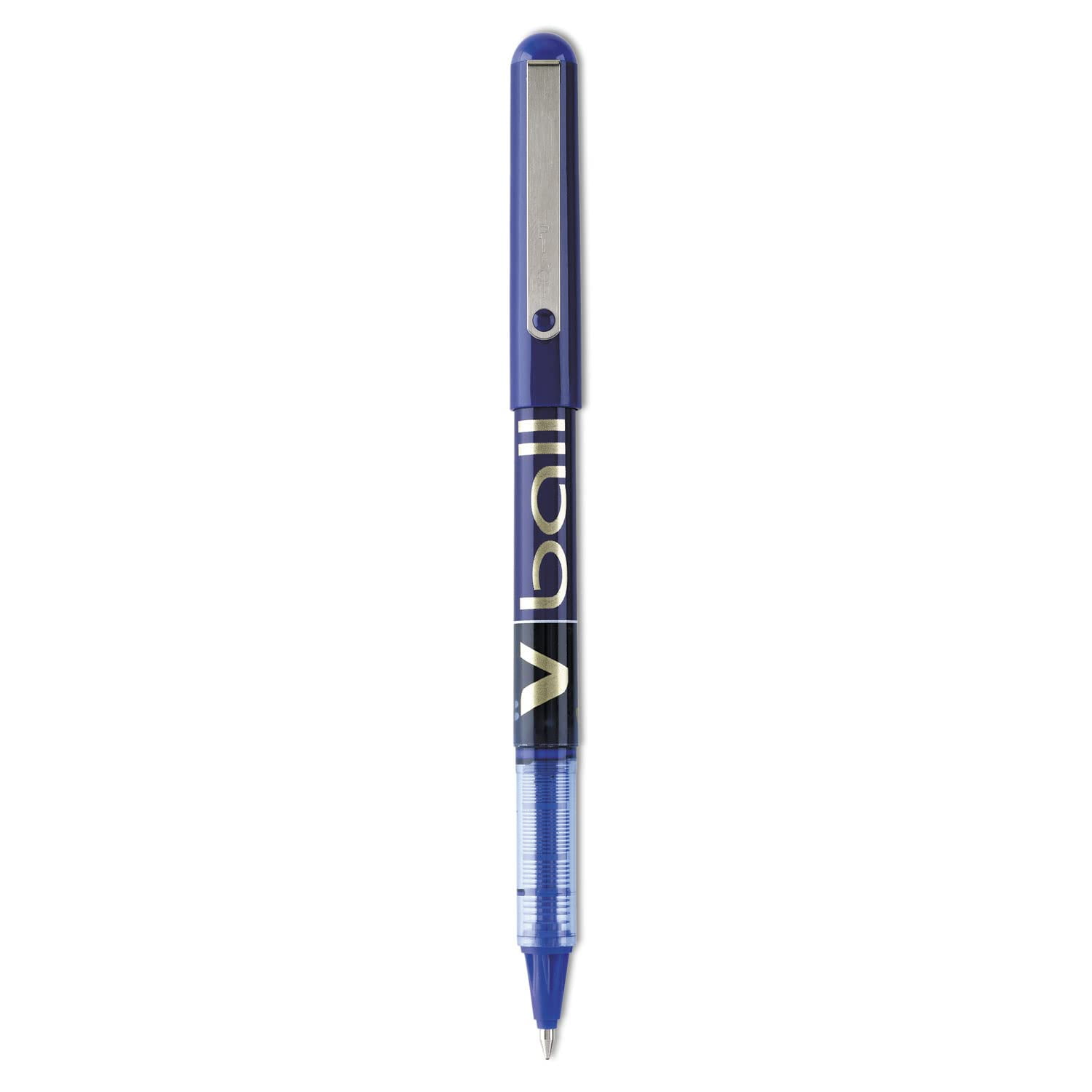 Bolígrafo Pen Pilot Vball Con Tinta Líquida, 12 Unidades, Color Azul Fino