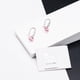 thumbnail image 2 of Aros Punto de Luz Plata Italiana 925 y Cristal Light Rose, 2 of 4