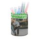 thumbnail image 1 of Moose Tube-theme Cylinder Pen Holder Pencil Organizer with Flannel Lining PVC Leather Material Cardboard Base for study work 10*8CM, 1 of 6