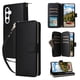 thumbnail image 3 of Funda Cartera con Cremallera y Correa para Samsung Galaxy S26 5G Soporte y Tarjetero Negro, 3 of 6