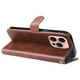thumbnail image 4 of Funda con Cremallera para iPhone 16 Pro Max, Carcasa Cartera de Cuero PU con Soporte y Tarjetero, 4 of 6
