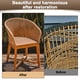 thumbnail image 5 of Uxcell 1-Pack Kit de Reparación de Mimbre, 8mm x 66ft/20m Suministros de Reemplazo de Ratán Plano de Plástico para Reparación de Muebles de Patio [Caqui], 5 of 7