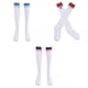thumbnail image 5 of 3 Pares De Calcetines De Golf Para Mujer, Calcetines Hasta El Muslo, Calcetines A Rayas, Escuela De Golf, 5 of 5