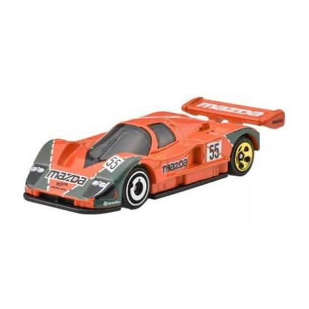 Auto de carreras fundido a presión Hot Wheels Mazda 787B a escala