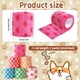 thumbnail image 2 of Set de venda cohesiva para mascotas GIFTMISSU de 2 cm x 4.5 m, estampado de cuadros y corazones, 2 of 7