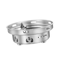 Magideal - Estufa De Alcohol Al Aire Libre Estufa De Camping Estufa Soporte Compacto A Prueba Quemador De Alcohol Horno Estufa De Cocina Para Acampar,